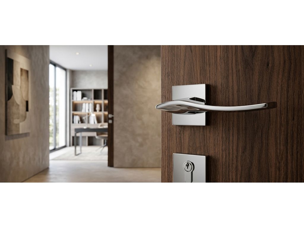 Maniglia kind Q H6 rosetta quadra d.50x50x6h bocchetta foro chiave varie finiture | KTS - immagine 10